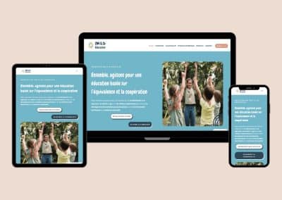 Création d’un site internet vitrine pour l’association CNV & Co-Education
